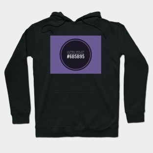 Ultra Violet with Hex Code Hoodie